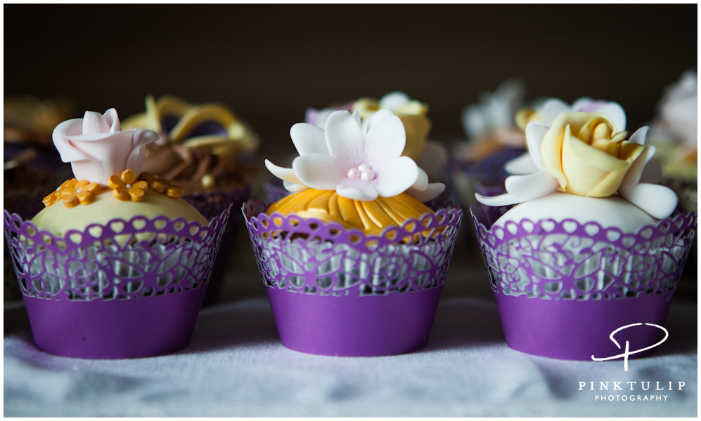 Elegant Cupcakes - details of hand made sugarcraft detail.